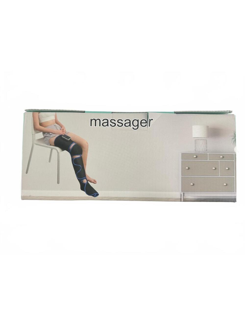Air Compression Leg Massager Foot Calf Knee Thigh Wrap | Open Box